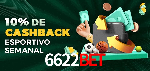 10% de bônus de cashback na 6622bet